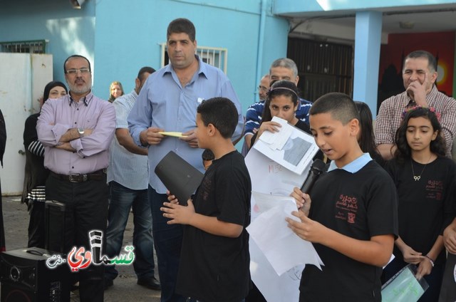  براعم جنة ابن رشد ضيوفاً على المدرسة  الثانوية الشاملة عشية الذكرى ال 59 لمجزرة كفرقاسم 